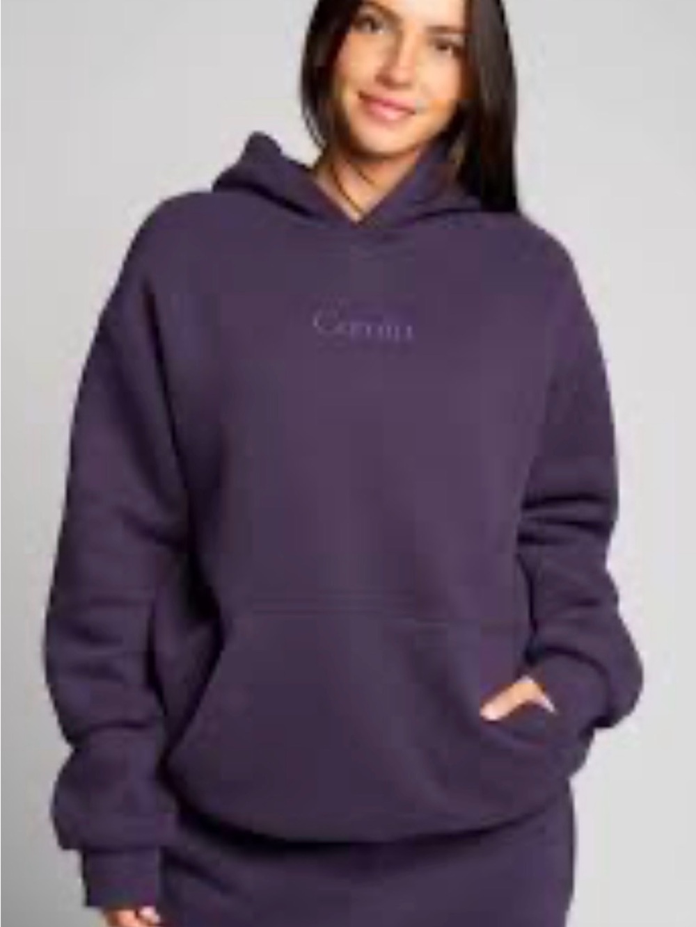 NWT COMFRT Signature Hoodie in Purple